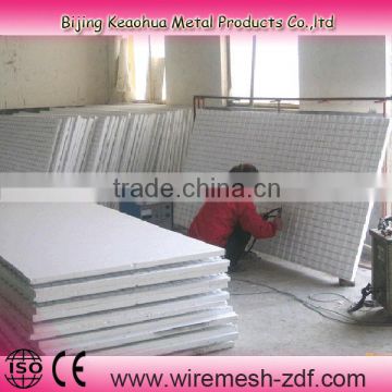 100*100mm PVC Coated Green welded wire mesh panels