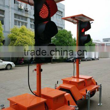 solar powered traffic signals for traffic control