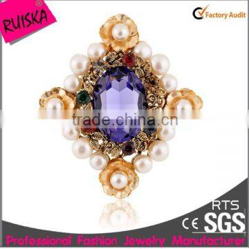 2015 Latest Fashion Cheap Wholesale Rhinestone Brooch Pin photo-2