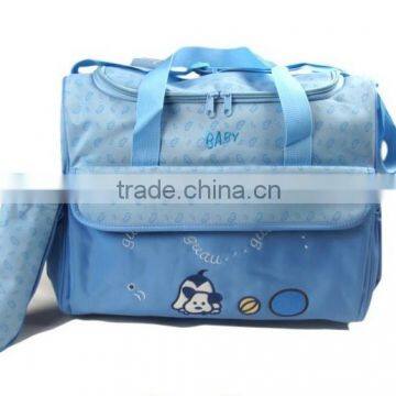 promotional baby diaper bag with small milk bottle bag