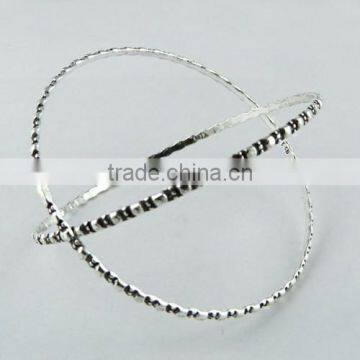 Simple !! Round Oxidized Silver Kada Bangle 925 Sterling Silver Bangles, Silver Jewelry 925, Wholesale Silver Jewelry