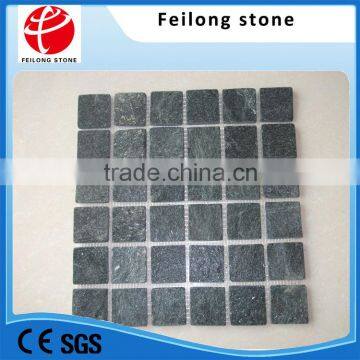 black quartzite mosaic tile