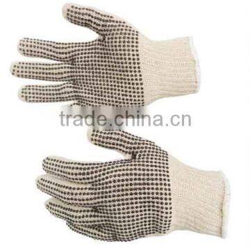 Two sides PVC Dotted glove