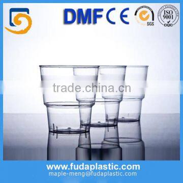 Air Line Transparent Clear Disposable PS Plastic Cups