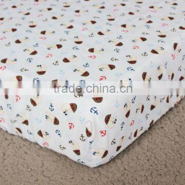 100% Cotton Baby Crib Elastic Fitted Sheet photo-3