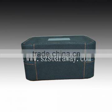 Personalized Luxury Single Watch Box With Leather Finishing Custom Logo Leatherette Watch Boxes photo-2