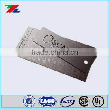 custom high quality cheap paper luggage tag