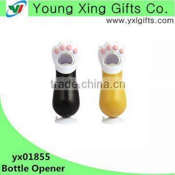 Funny animal paw shape design bottle opener