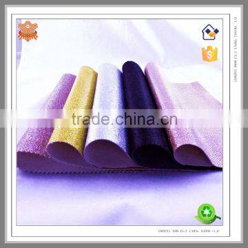 Shinning Glitter With Lamination PolyesterTC Backing Glitter Fabric