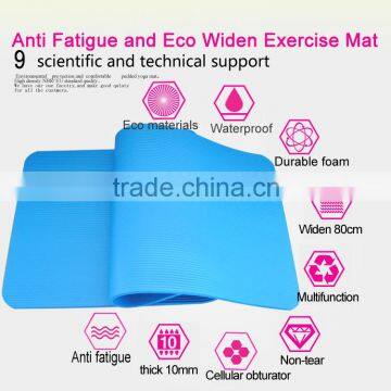 ECO Nbr Yoga Mat Softextile Gym Mats 1/1.2/1.5cm