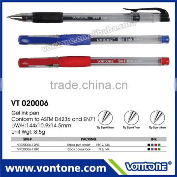 Promotional gel ink pen