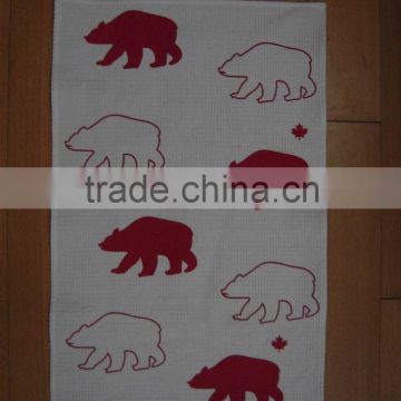 promotional printed cotton tea towel