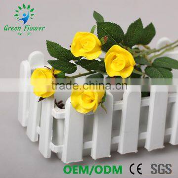 Greenflower 2016 Wholesale Real Touch Latex PU China 40CM Artificial Flowers Rose Half Blooming for Wedding Decoration photo-2