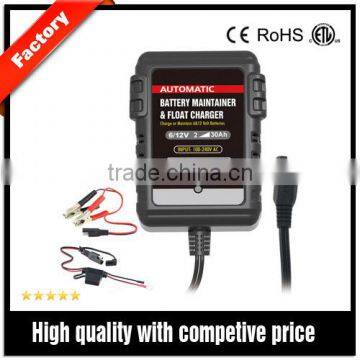 0.75-1.25Amp 12v car battery charger Smart battery charger