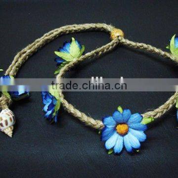 Handmade Rose Daisy Sakura Floral Hair Band Flower Headband Crown Hippy Boho H078