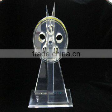 Customized acrylic imitation crystal round acrylic trophy