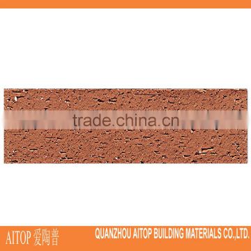 Orange clinker wall tile standard size 60x240mm