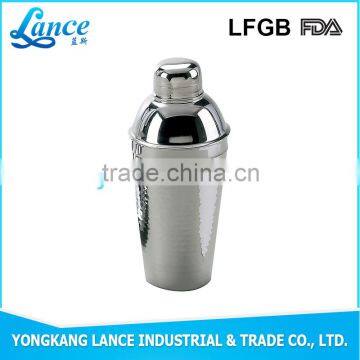 Made in China bar tools stainless steel 550ml cocktail shaker