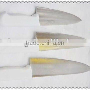 hot sale 3pcs white handle knife sets