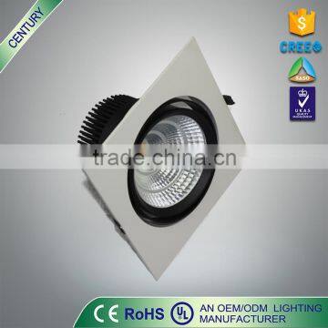 Free samle CE IP20 27W metal round white cob led puck downlight