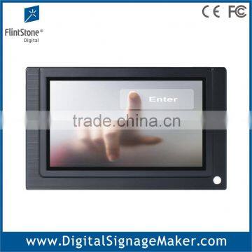 7 inch motion activated touch screen shop signage