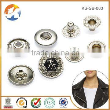 Custom China Cheap Round Shape Engraved Metal Buttons Caps photo-5