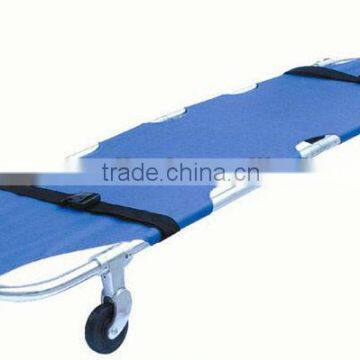 1A1 Aluminum alloy folded stretcher(with wheel) LOTUS-B23