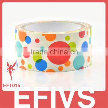 Fshionable colored dots cloth duct tape