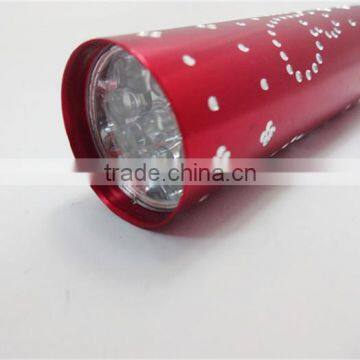 Onlystar GS-8019 Promotional Gift Aluminum 9 Led Engraved Portable Led Light photo-3