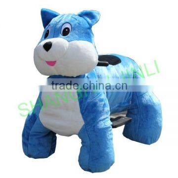 JL-B14 Ride on Blue Cat Start With Key Button or Coins,walking Animal,ride on Car photo-3