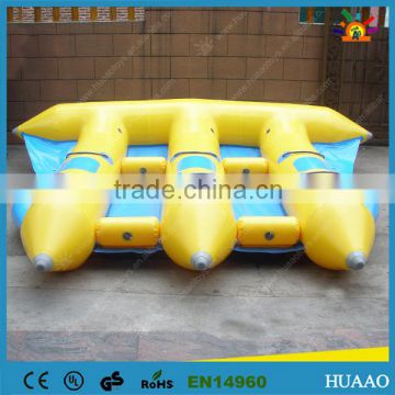 Commercial inflatable fishing boat