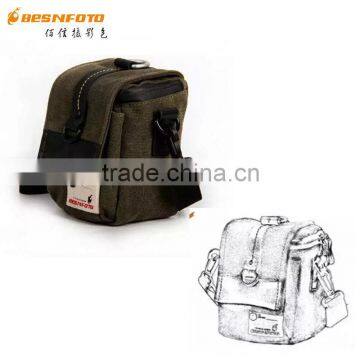 Original Design Canvas Small Size Pouch Bag for DSLR, SLR Camera