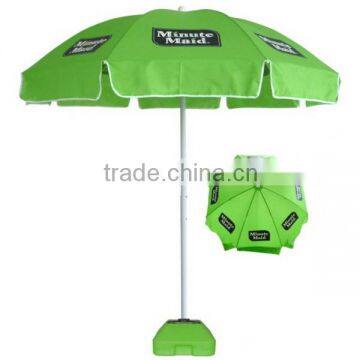 2m windproof green promotional Parasol 2016