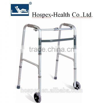 Good quality factory price folding with castor walker purple label with wheels