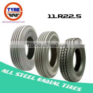 11R22.5 all steel truck bus radial TBR good quality tyres