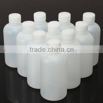 10pcs/lot Chemical Seal Bottle Vial Reagent Container Plastic Lid Grade 100ml Plastic Seal Bottle Vial Reagent Container