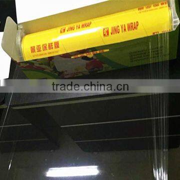 Antifouling Stretch Clear Cling Film/soft Food Grade Pvc Wrap Film photo-2