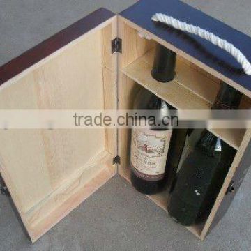 wooden wine box with paint finished