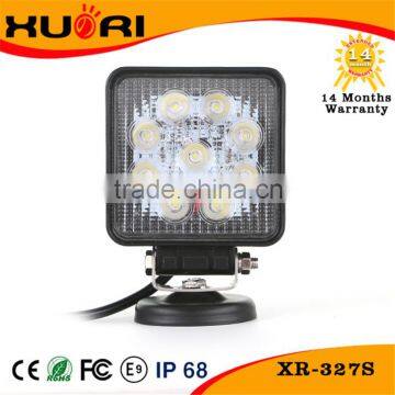 Widespread! 27w 12v24v spot/combo car accessories 4X4 SUV heavy duty led work lights led tractor truck work light led work light