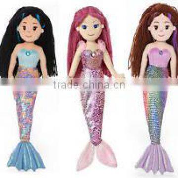 Aurora SEA SPARKLES MERMAID DOLL Soft Toy Plush Gift Baby Toddler Child