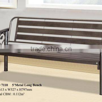 Metal Long Bench 5'