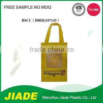 Shoes silkscreen non woven bag/metal laminated non woven bag/souvenir non woven bag