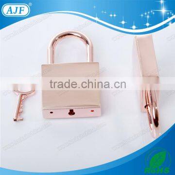 AJF high quality 40mm square shape rose gold Love Lock Bridge, Paris
