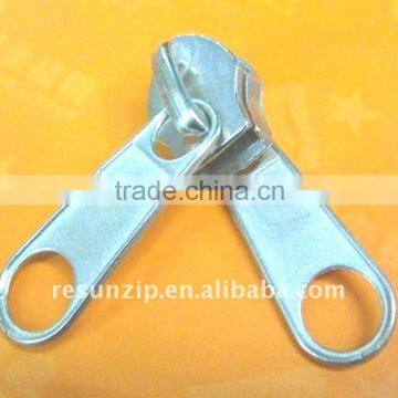 RORO115202 nylon zipper slider with two pullers