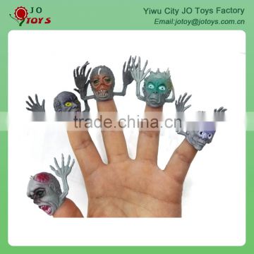 PVC material monster head finger puppet toy for kids                        
                                                Quality Choice