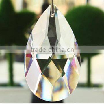 Machine cut crystal lamp pendants