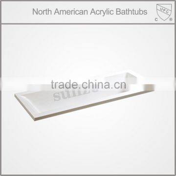 cUPC certified custom size small bathtub, model bathtub, simple acrylic bathtub