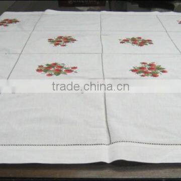 Hand Hemstitched and Embroidered Table Cloth No.23 photo-2