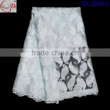 CL3249 2016 High quality newest style top fashion african fabric tulle french lace for making dress