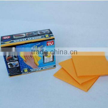 Needle punch nonwoven shamwow cloth